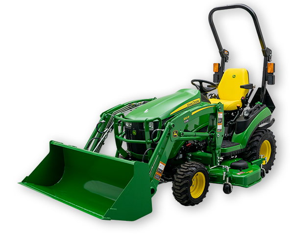 1025R with Loader & Mower
